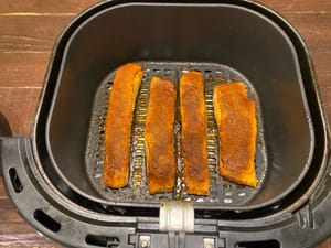 Salmon Goreng dalam Air Fryer selama 15 menit