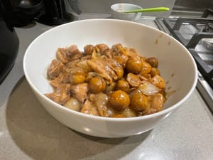 Braised Chicken with Chestnuts